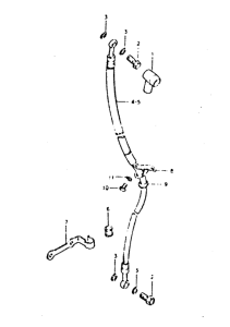 GT250 Тормозные трубопроводы