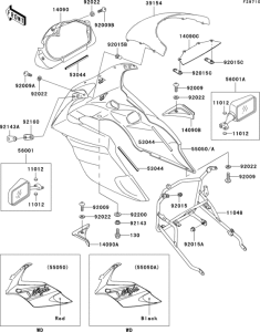 EX500 Cowling(ex500-d5)