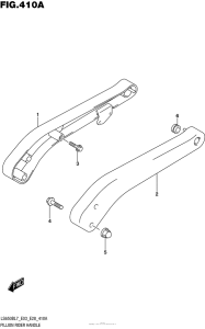 LS650 Pillion Rider Handle