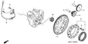 NT650 Pulse generator /  starting clutch