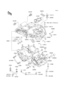 EJ650 Картер двигателя