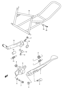 GSX-R1100 Stand comp