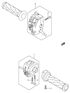 AN650 (ABS) Рулевой переключатель