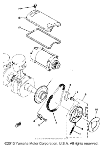 XS400H Муфта стартера