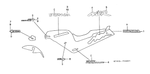 NSR125F Stripe / mark