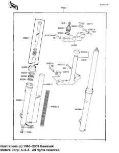  Вилка передней оси