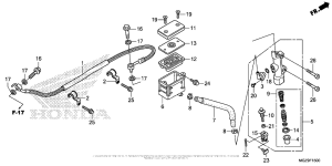  Rear Brake Master Cylinder (Std)