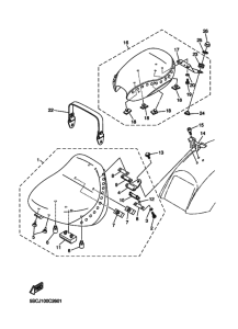 XVS650AT Пружина