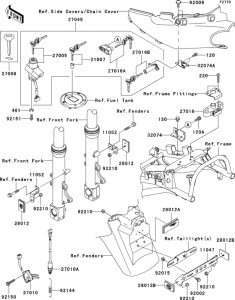 ZX1200 Замок зажикания