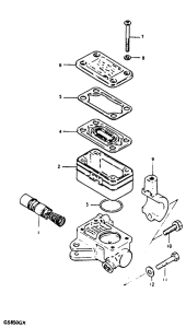 GS850 Передний тормозной цилиндр