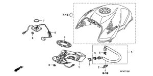 CB1000R Топливный насос