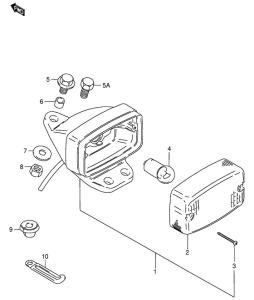 DS80 Задний фонарь