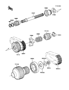 ZN1300 Secondary shaft