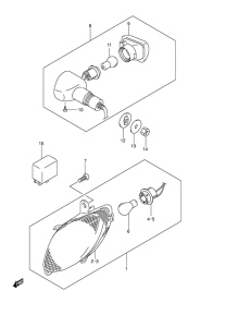 GSX1300R Поворотники