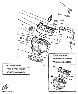 TZR50 Cilindro. culata