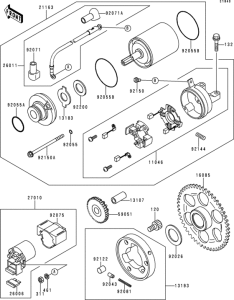 ZX400 Стартер