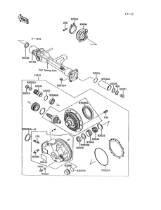 ZG1200 Drive shaft / final gear(1 / 2)