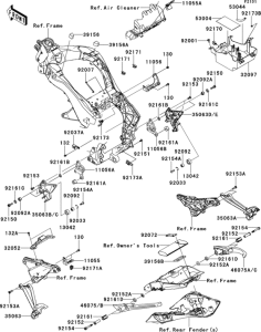 ZX1000 Frame fittings(1 / 2)