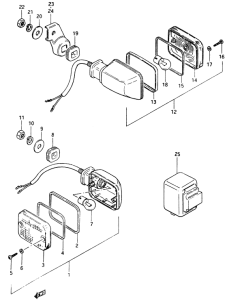 GSX400 Поворотники