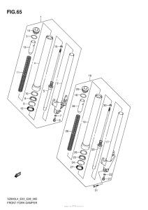 VZ800 Передняя вилка