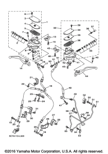 XV1900CU Главный тормозной цилиндр