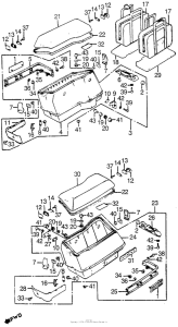 GL1200I 1200i / a saddlebag 84-85