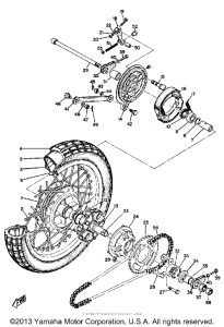 YAS1C Переднее колесо