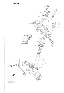 DR650 Траверса нижняя