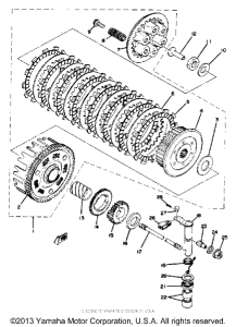 XT500E_205 - 1978 Сцепление