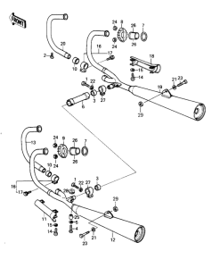 KZ1000 Глушитель
