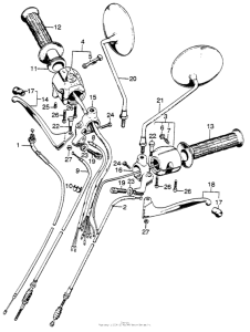 SL125 Lighting switch + cable i