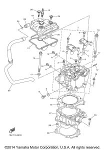 YZ450FEL Цилиндры