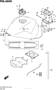 GSX1300R (ABS) Fuel Tank (Gsx1300Ral7 E33)