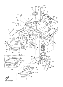 YZF-R6 Топливный бак