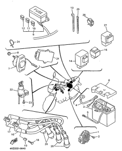 XJ600N Электрика 1
