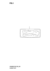 GS500 Front plate seal