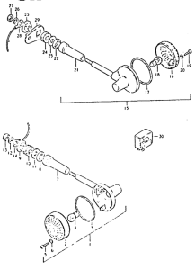GSX400 Поворотники