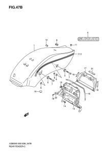 VZ800 Заднее крыло