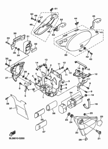 XVS950XR-A (ABS) サイドカバ-