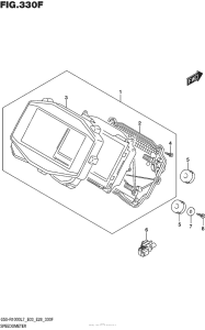 GSX-R1000 Speedometer (Gsx-R1000Al7 E33)