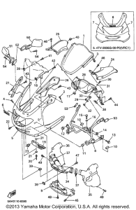 YZF600RKC Обтекатели