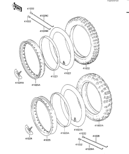KX500 Колеса,покрышки