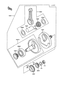 KL250 Коленвал