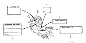 SK50M Лейбл предостережения