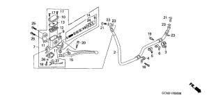 SZX50 Задний тормозной цилиндр