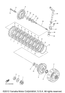 WR450F Сцепление