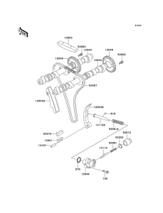 KZ1000 Распредвал