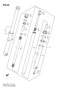 GD110 Демпфер передней вилки