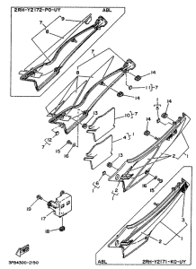 TZR125 Боковые обтекатели