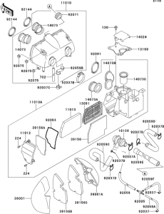ZL600 Воздушный фильтр
